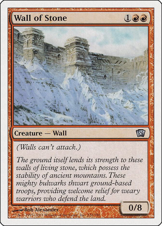 Wall of Stone - 8th Edition (8ED)