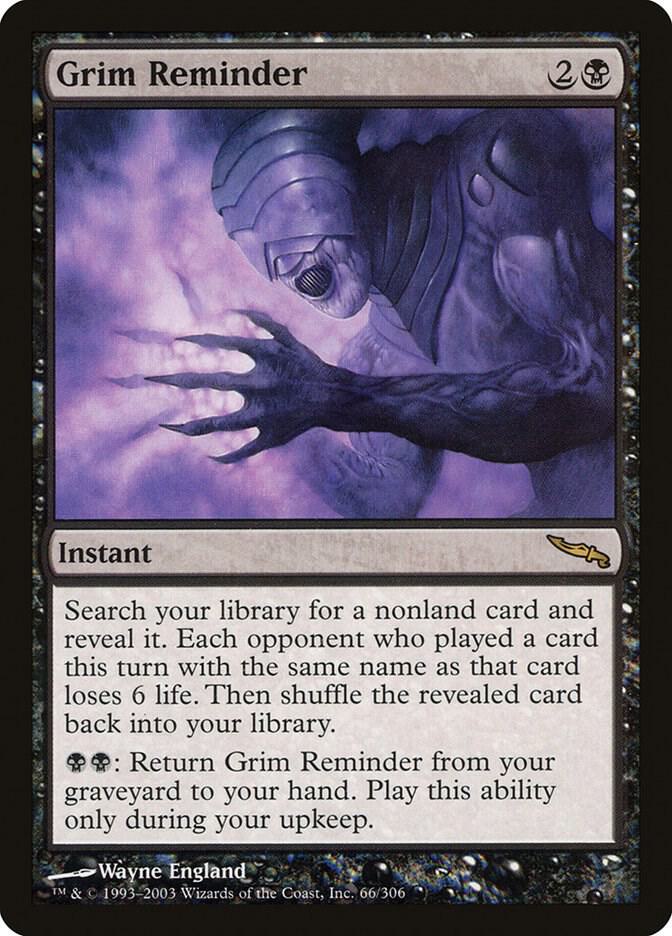 Grim Reminder - Mirrodin (MRD)