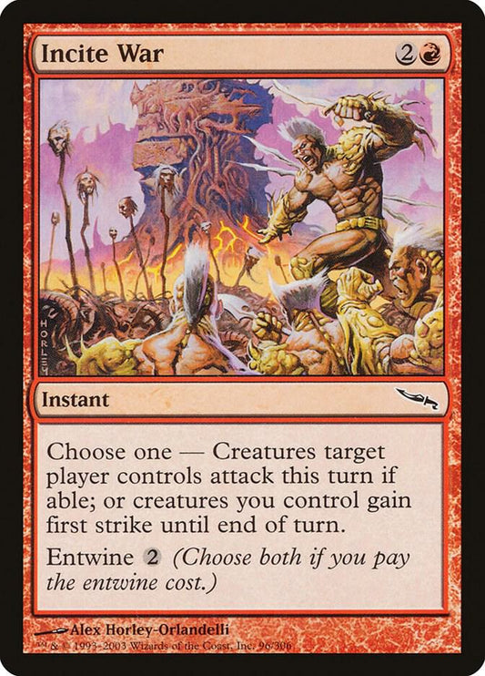 Incite War - Mirrodin (MRD)