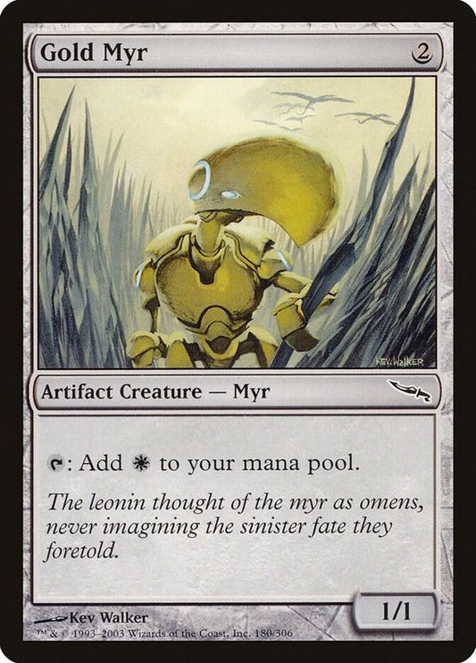 Gold Myr - Mirrodin (MRD)