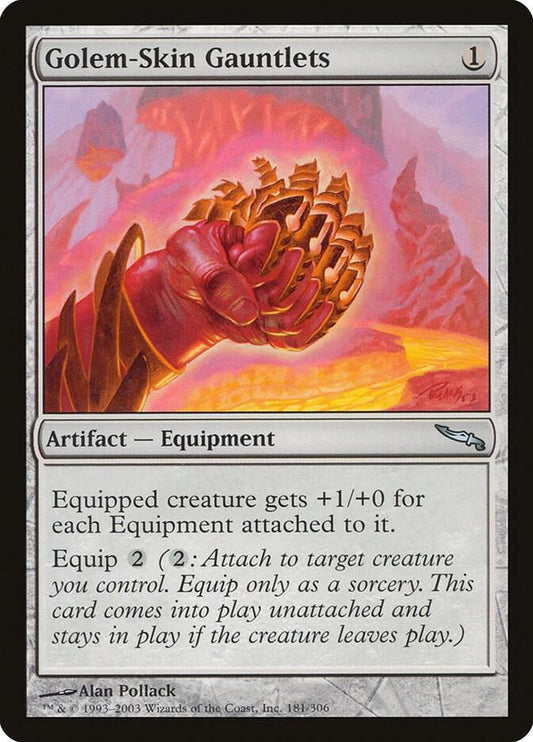 Golem-Skin Gauntlets - Mirrodin (MRD)