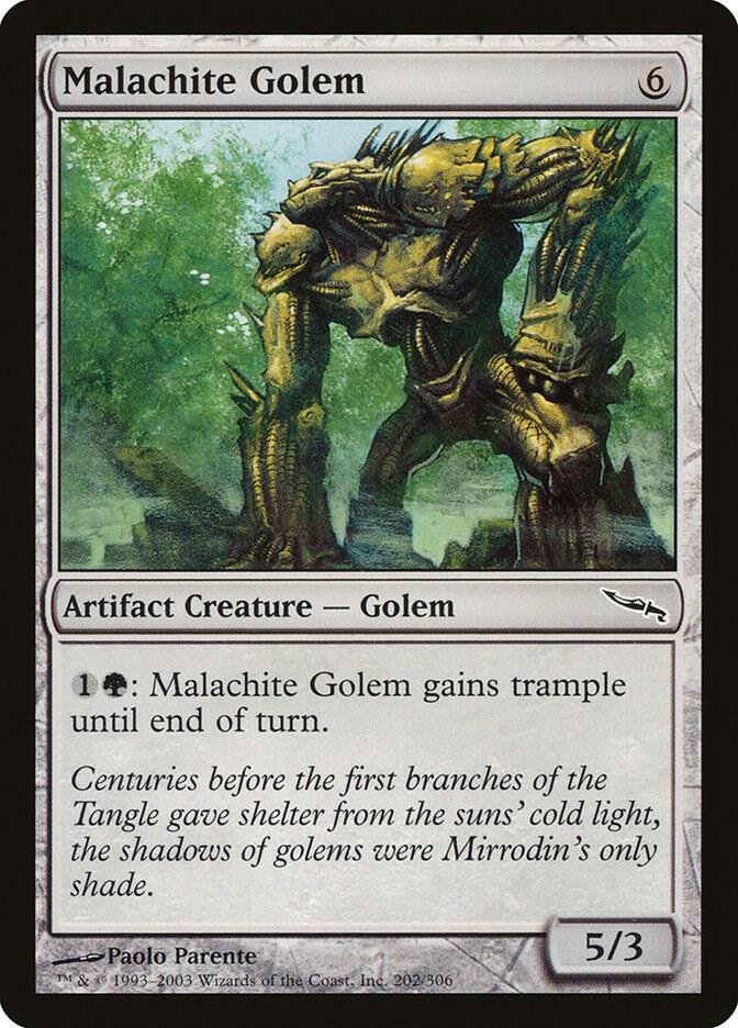 Malachite Golem - Mirrodin (MRD)