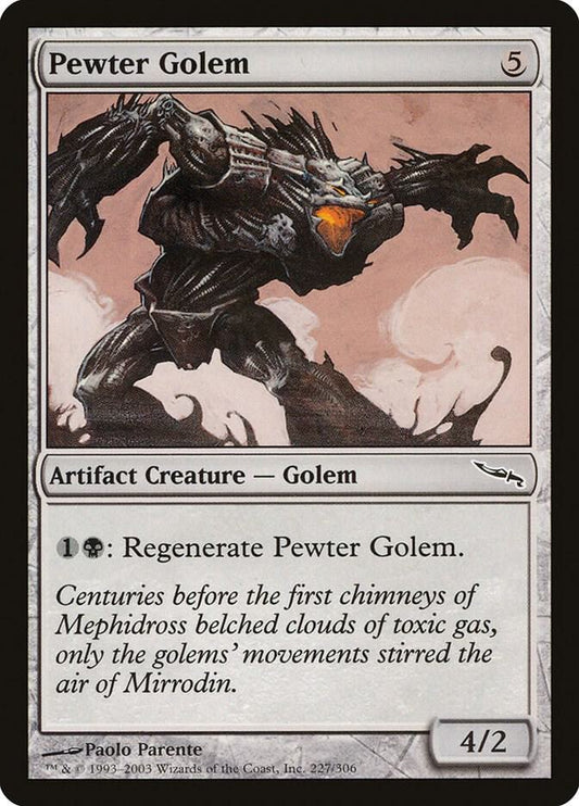 Pewter Golem - Mirrodin (MRD)