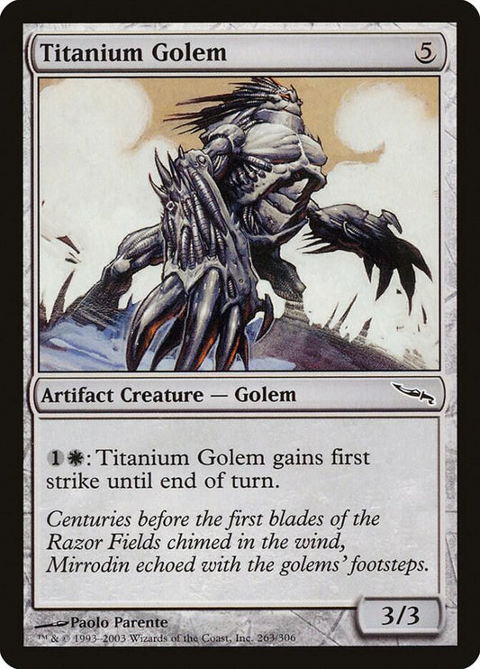 Titanium Golem - Mirrodin (MRD)