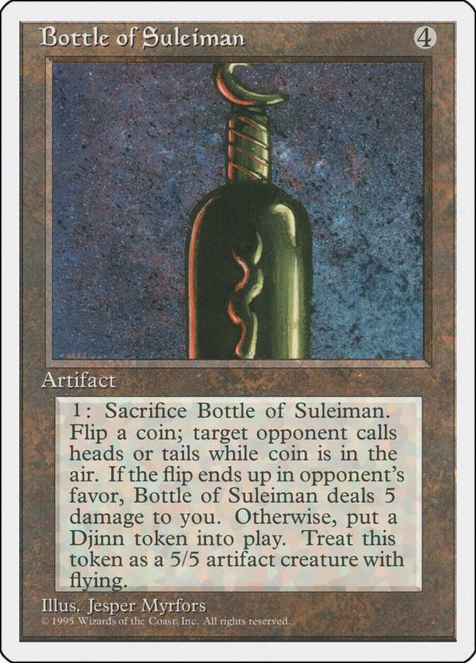 Bottle of Suleiman - Fourth Edition (4ED)