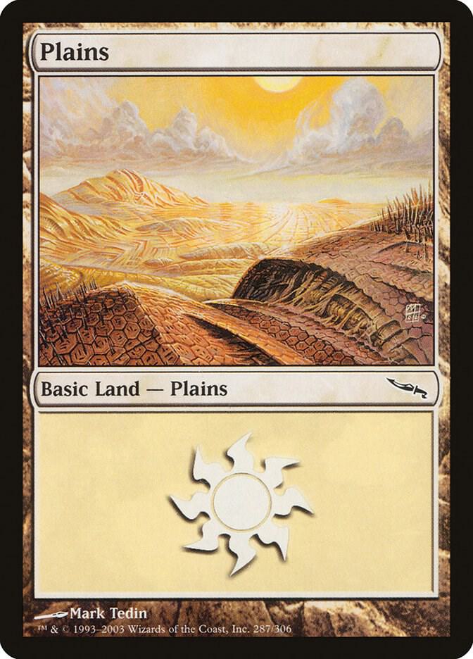 Plains (287) - Mirrodin (MRD)