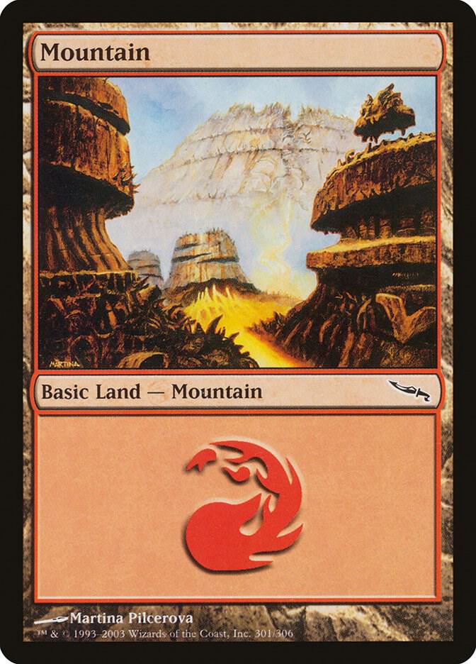 Mountain (301) - Mirrodin (MRD)