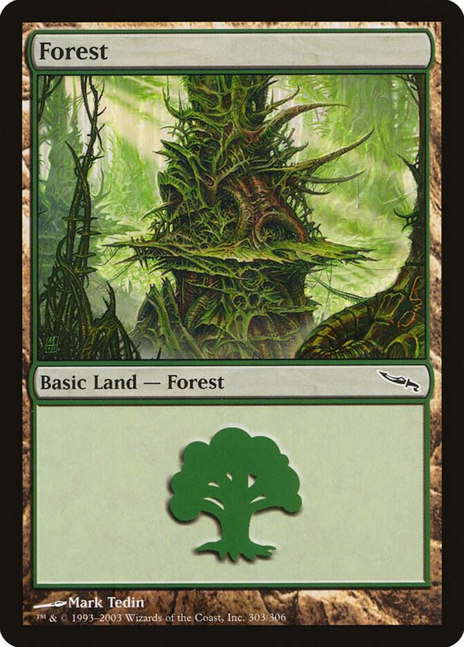 Forest (303) - Mirrodin (MRD)