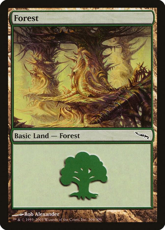 Forest (304) - Mirrodin (MRD)