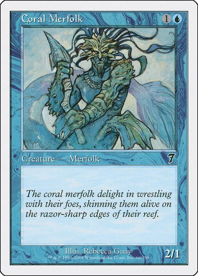 Coral Merfolk - 7th Edition (7ED)