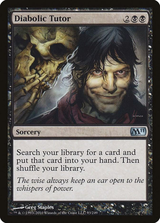 Diabolic Tutor - Magic 2011 (M11)