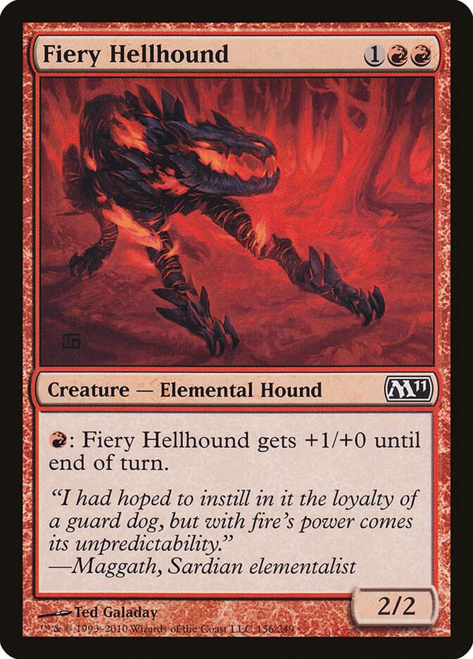 Fiery Hellhound - Magic 2011 (M11)