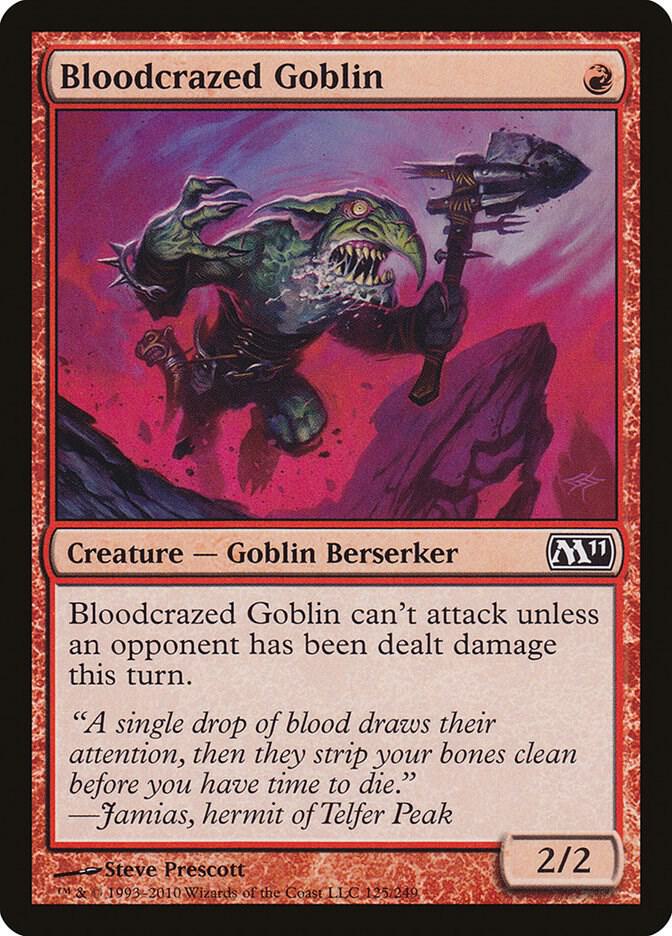 Bloodcrazed Goblin - Magic 2011 (M11)