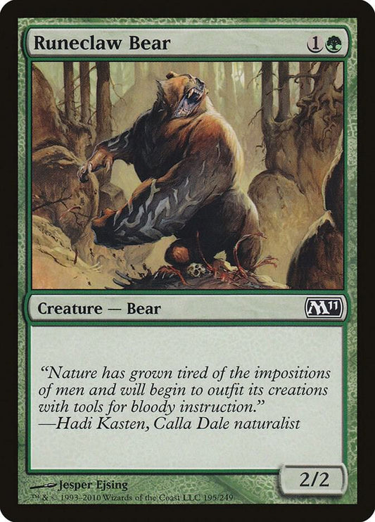 Runeclaw Bear - Magic 2011 (M11)