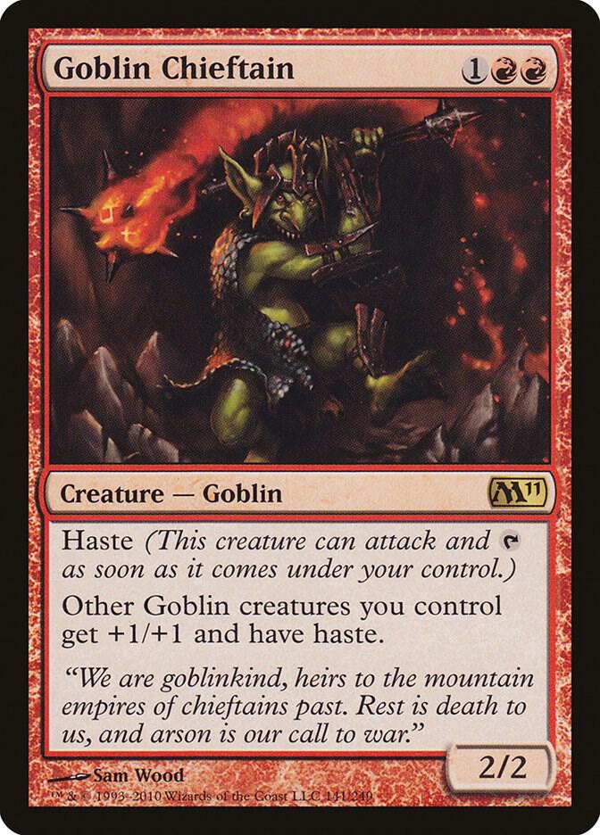 Goblin Chieftain - Magic 2011 (M11)