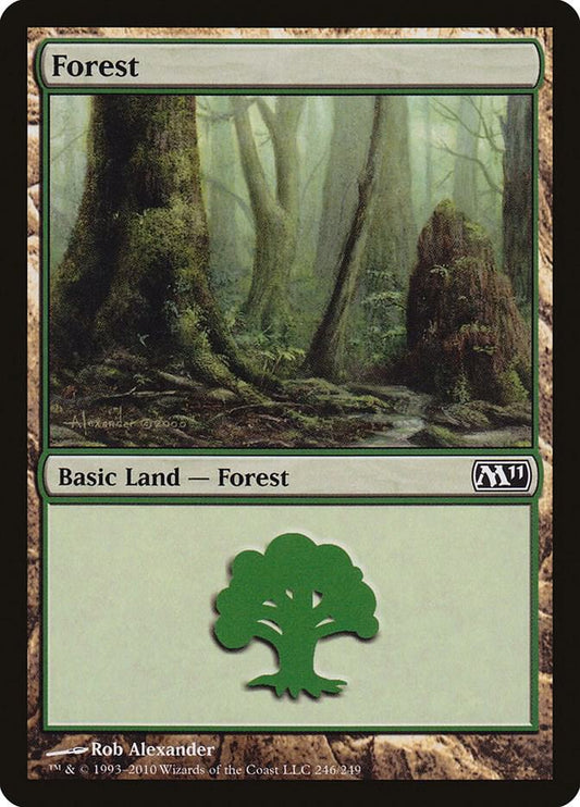 Forest (246) - Magic 2011 (M11)