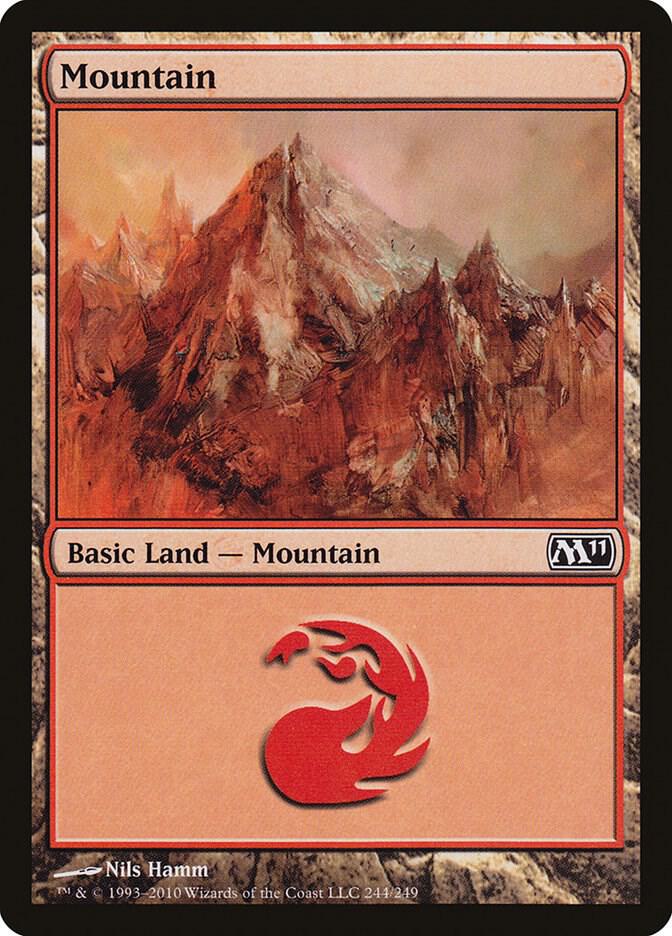 Mountain (244) - Magic 2011 (M11)