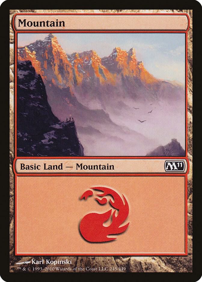 Mountain (245) - Magic 2011 (M11)