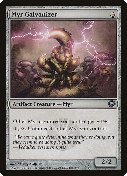 Myr Galvanizer - Scars of Mirrodin (SOM)