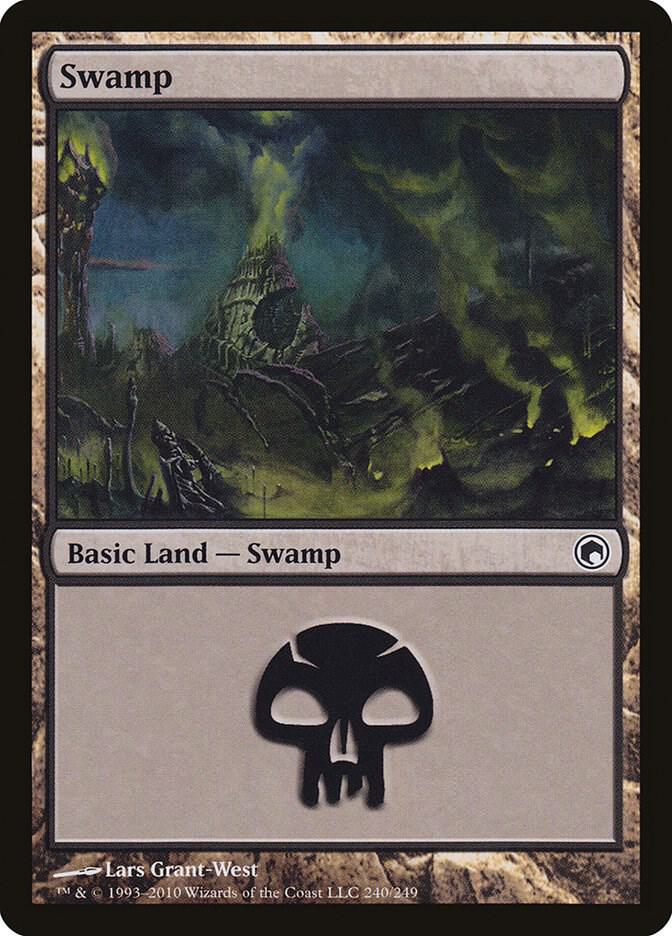 Swamp (240) - Scars of Mirrodin (SOM)