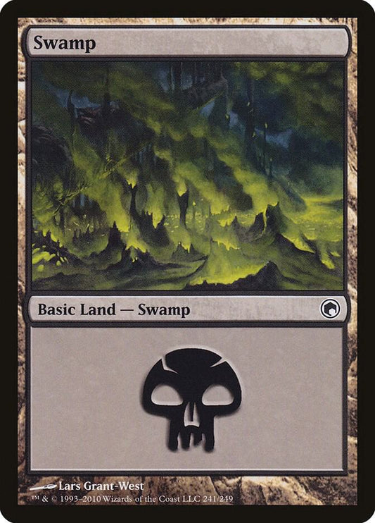 Swamp (241) - Scars of Mirrodin (SOM)