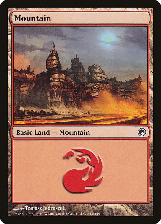 Mountain (243) - Scars of Mirrodin (SOM)