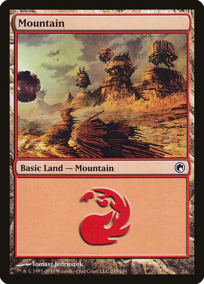 Mountain (245) - Scars of Mirrodin (SOM)