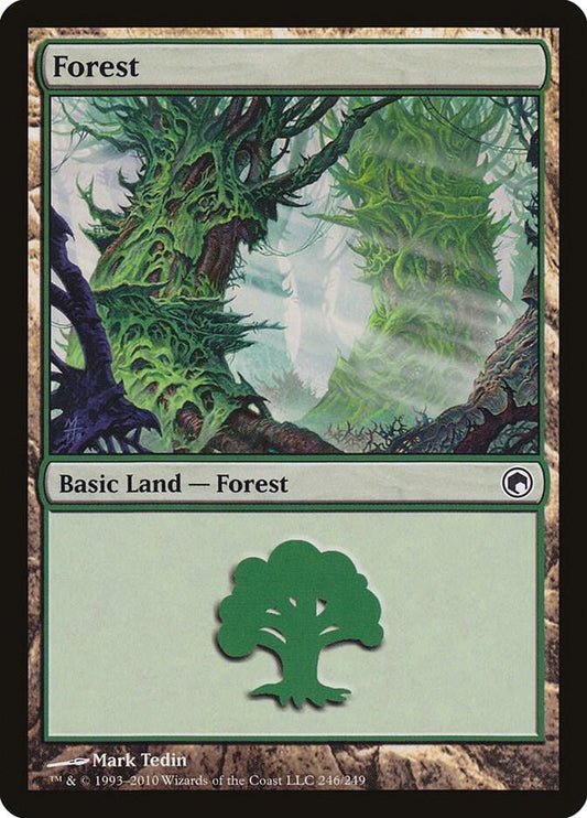 Forest (246) - Scars of Mirrodin (SOM)