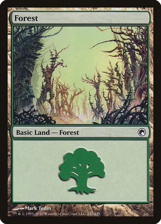 Forest (247) - Scars of Mirrodin (SOM)