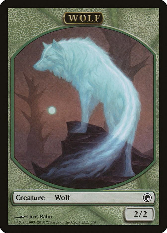 Wolf Token - Scars of Mirrodin (SOM)