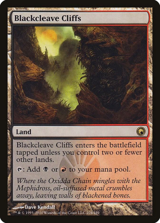 Blackcleave Cliffs - Scars of Mirrodin (SOM)