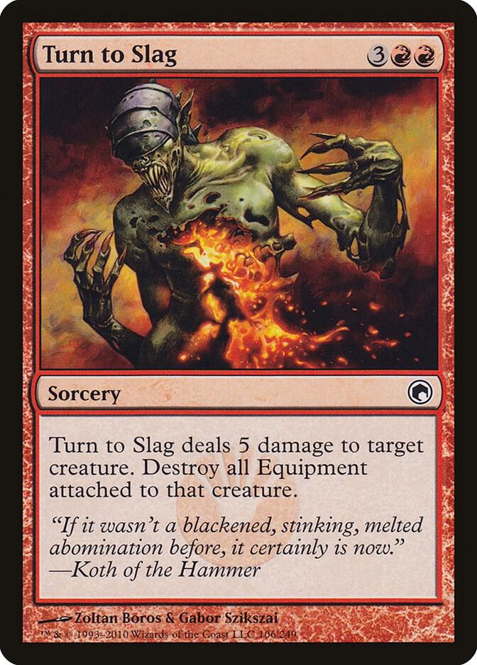 Turn to Slag - Scars of Mirrodin (SOM)