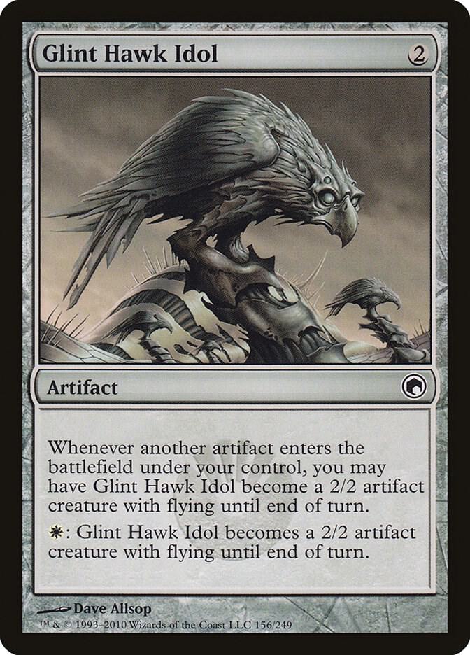 Glint Hawk Idol - Scars of Mirrodin (SOM)