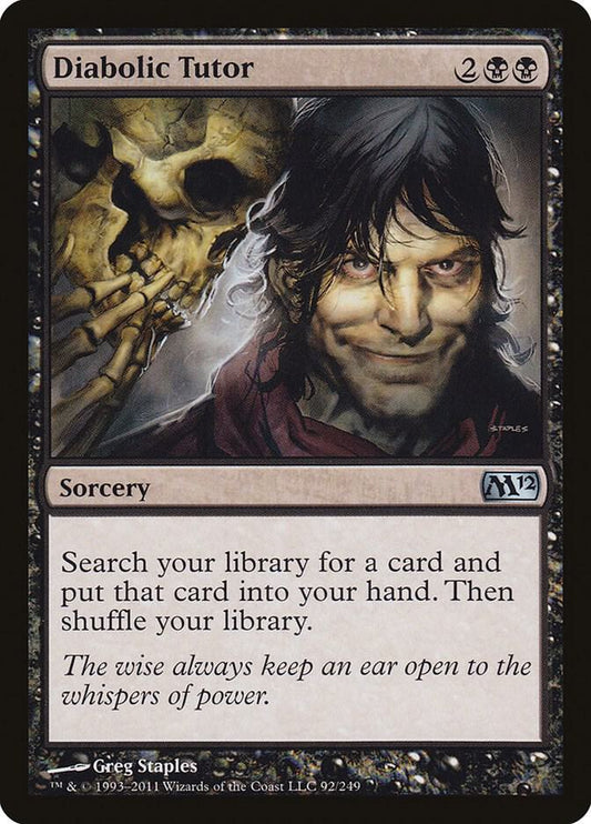 Diabolic Tutor - Magic 2012 (M12)