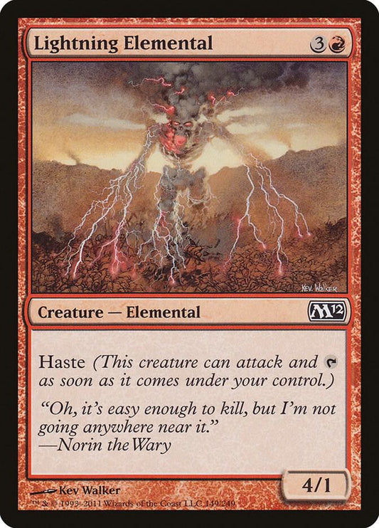 Lightning Elemental - Magic 2012 (M12)