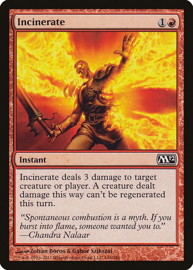 Incinerate - Magic 2012 (M12)