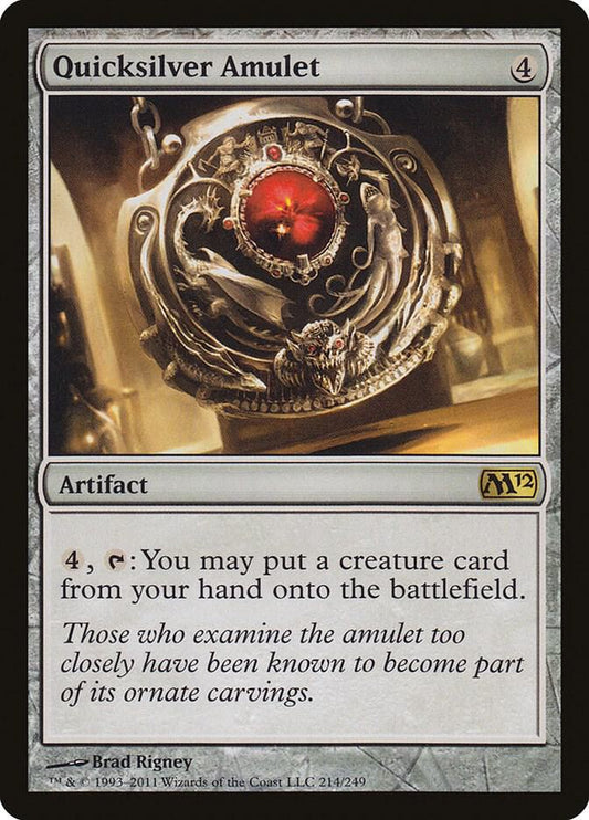 Quicksilver Amulet - Magic 2012 (M12)