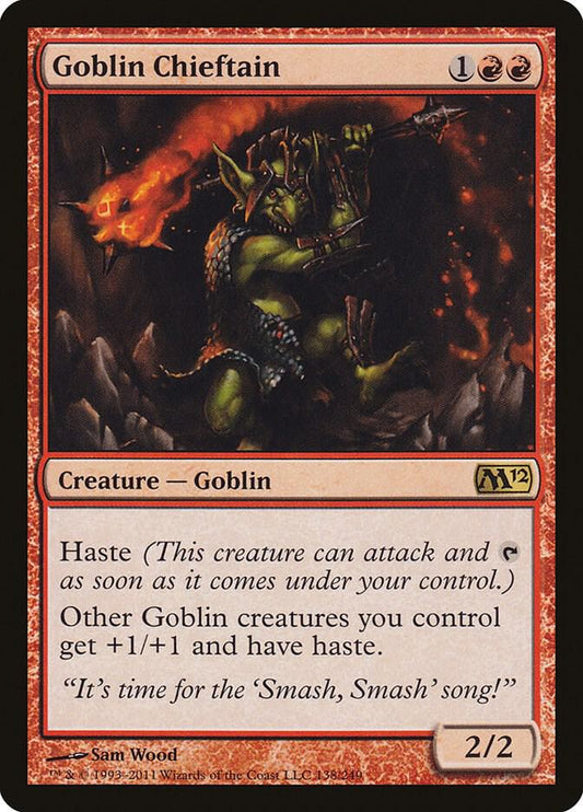 Goblin Chieftain - Magic 2012 (M12)