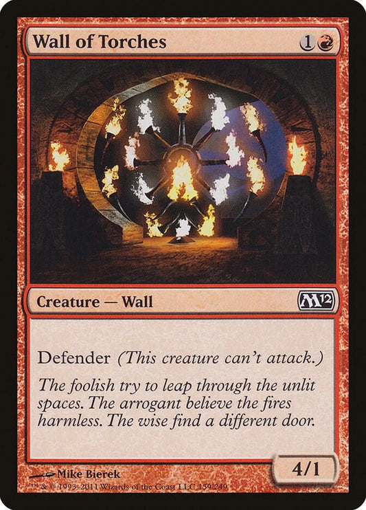 Wall of Torches - Magic 2012 (M12)