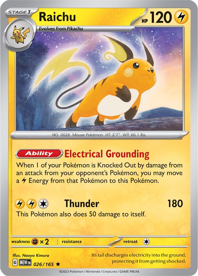 Raichu - SV: Scarlet & Violet 151 (MEW)