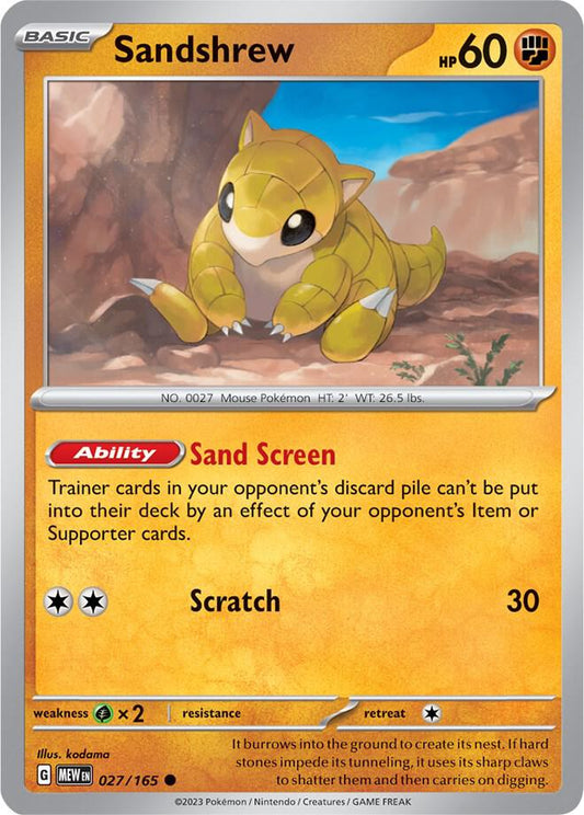 Sandshrew - SV: Scarlet & Violet 151 (MEW)