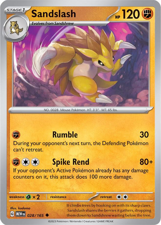 Sandslash - SV: Scarlet & Violet 151 (MEW)