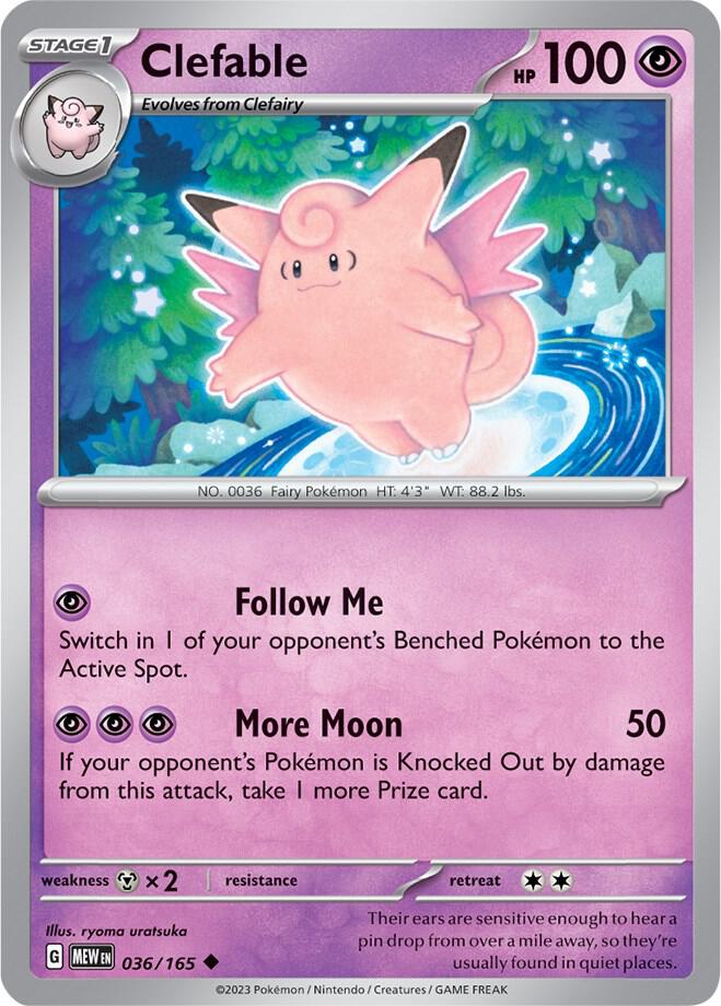 Clefable - SV: Scarlet & Violet 151 (MEW)