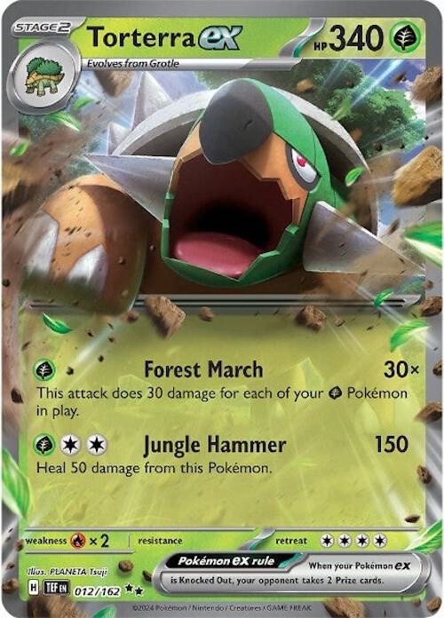 Torterra ex - 012/162 - SV05: Temporal Forces (TEF)