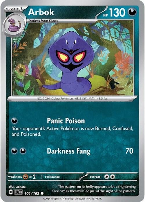 Arbok - 101/162 - SV05: Temporal Forces (TEF)