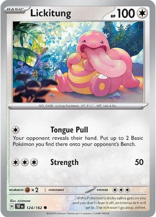 Lickitung - 124/162 - SV05: Temporal Forces (TEF)