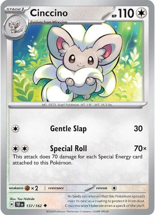 Cinccino - 137/162 - SV05: Temporal Forces (TEF)