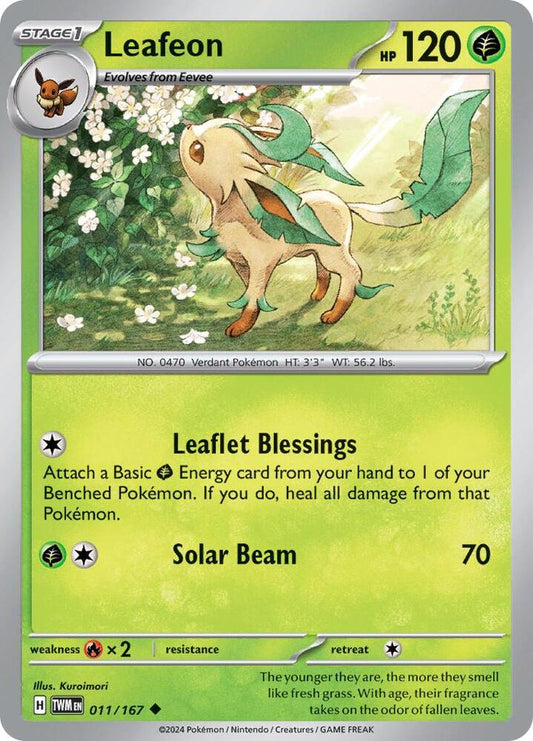 Leafeon - SV06: Twilight Masquerade (TWM)