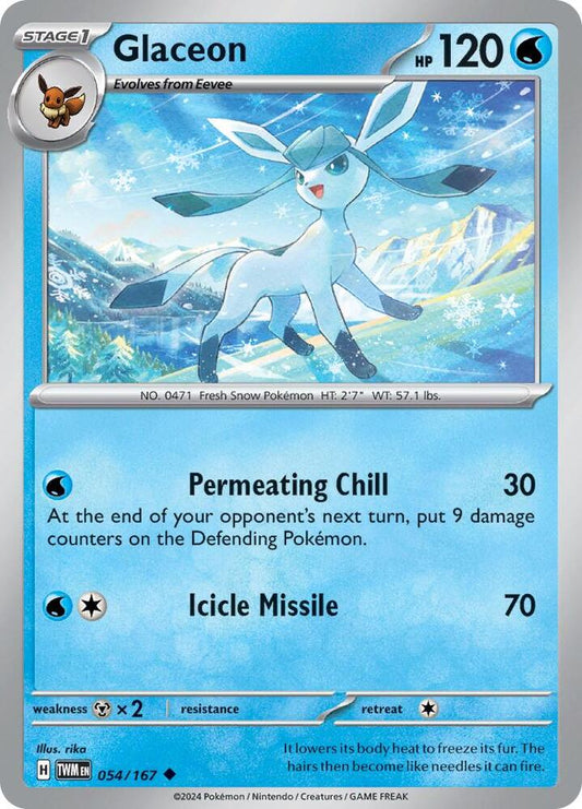 Glaceon - SV06: Twilight Masquerade (TWM)