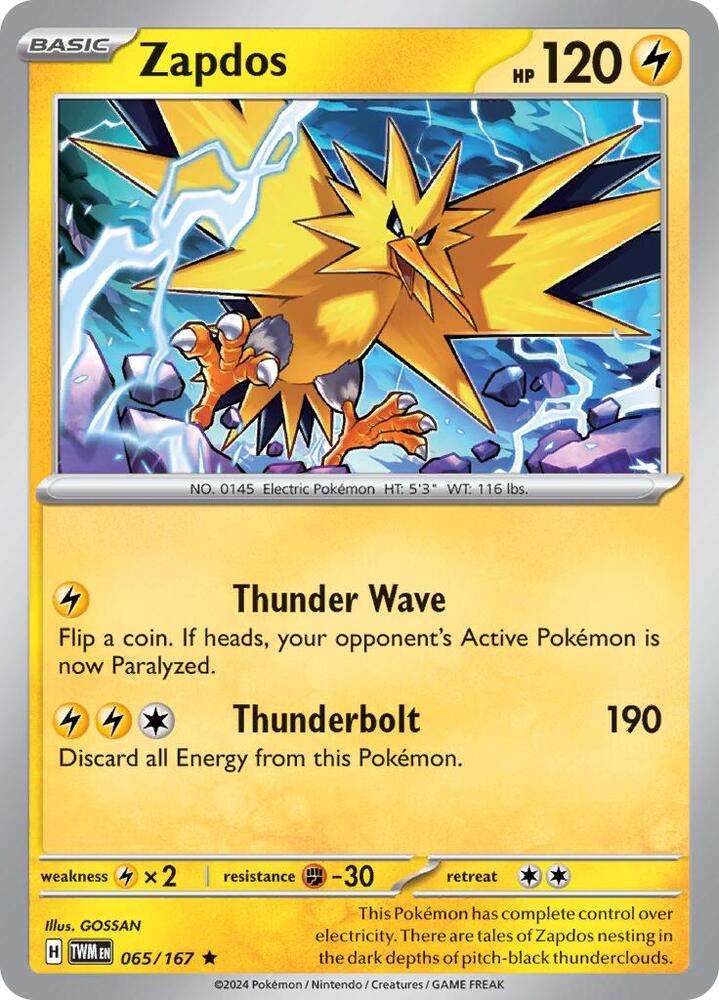 Zapdos - SV06: Twilight Masquerade (TWM)